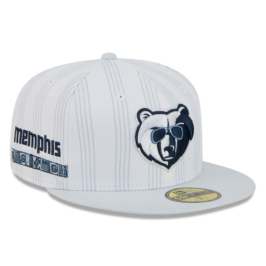 Men's Memphis Grizzlies New Era White 2025/26 City Edition Alternate 59FIFTY Fitted Hat