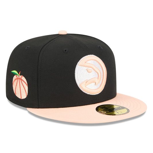 Men's Atlanta Hawks New Era Black 2025/26 City Edition Alternate 59FIFTY Fitted Hat