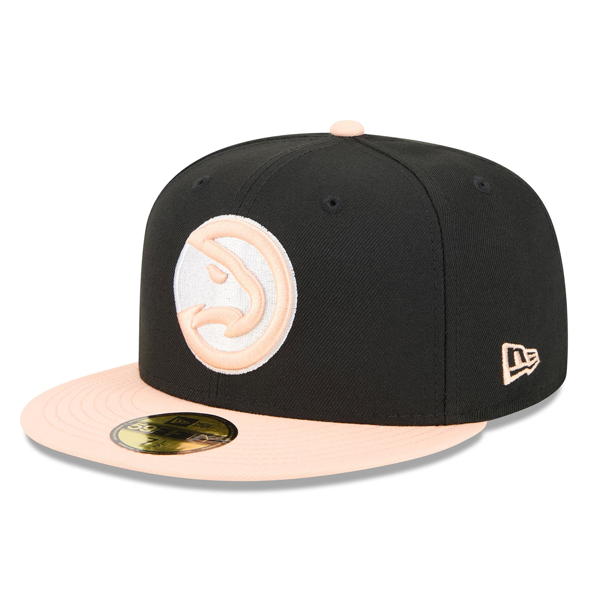 Men's Atlanta Hawks New Era Black 2025/26 City Edition Alternate 59FIFTY Fitted Hat