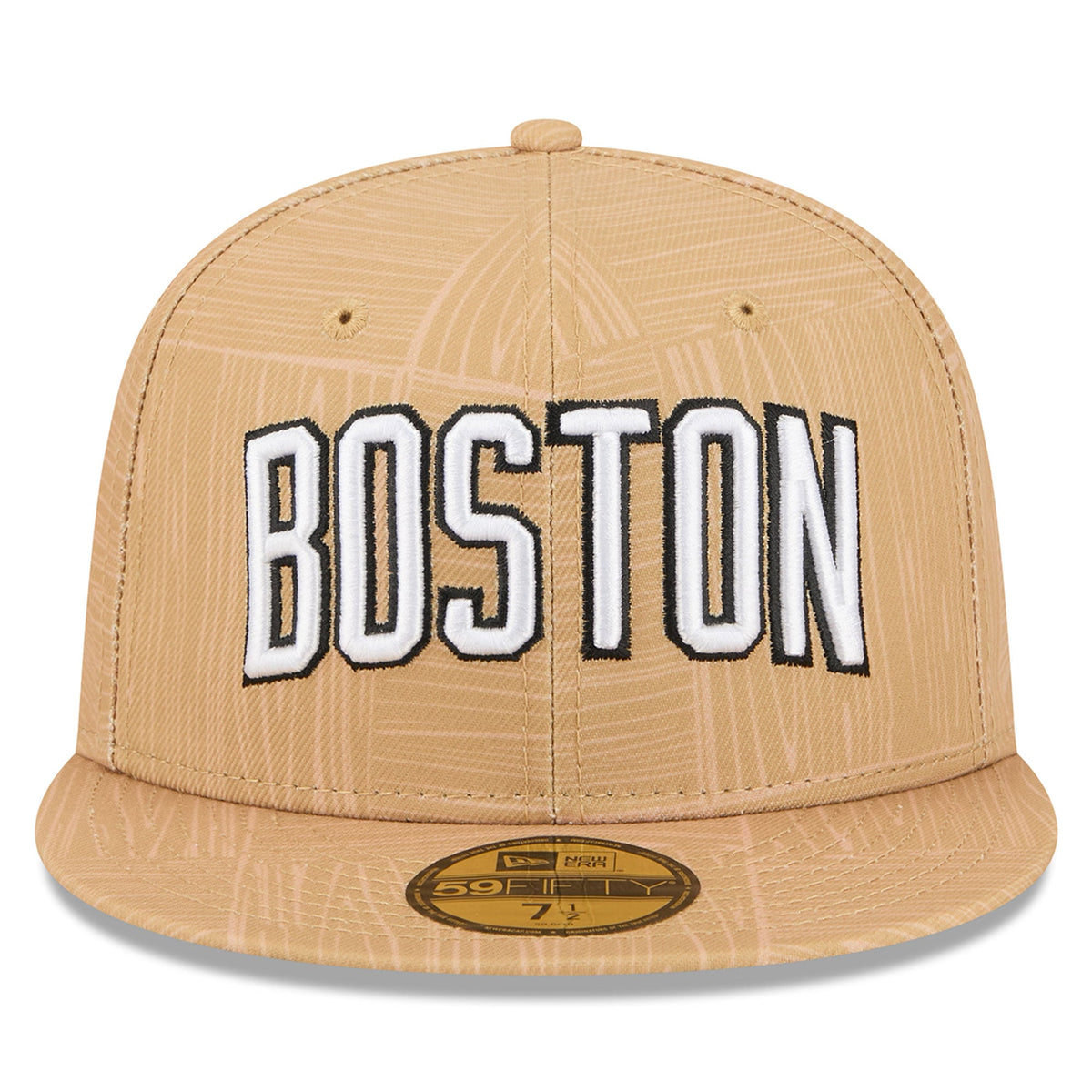 Men's Boston Celtics New Era Gold 2025/26 City Edition Alternate 59FIFTY Fitted Hat