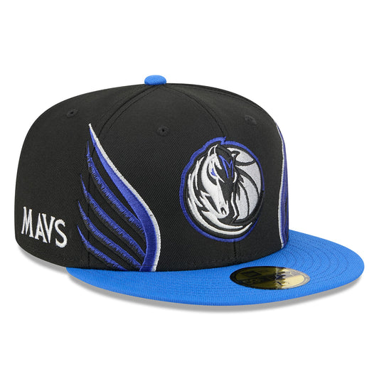 Men's Dallas Mavericks New Era Black 2025/26 City Edition Alternate 59FIFTY Fitted Hat