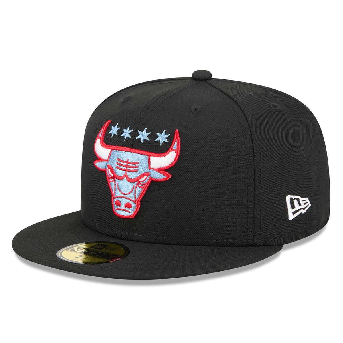 Men's Chicago Bulls New Era Black 2025/26 City Edition Alternate 59FIFTY Fitted Hat