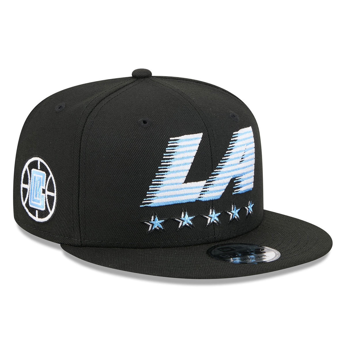Men's LA Clippers New Era Black 2025/26 City Edition Alternate 9FIFTY Snapback Hat