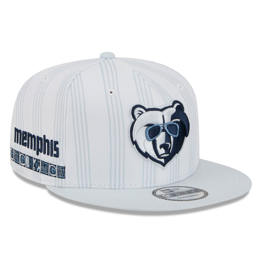 Men's Memphis Grizzlies New Era White 2025/26 City Edition Alternate 9FIFTY Snapback Hat
