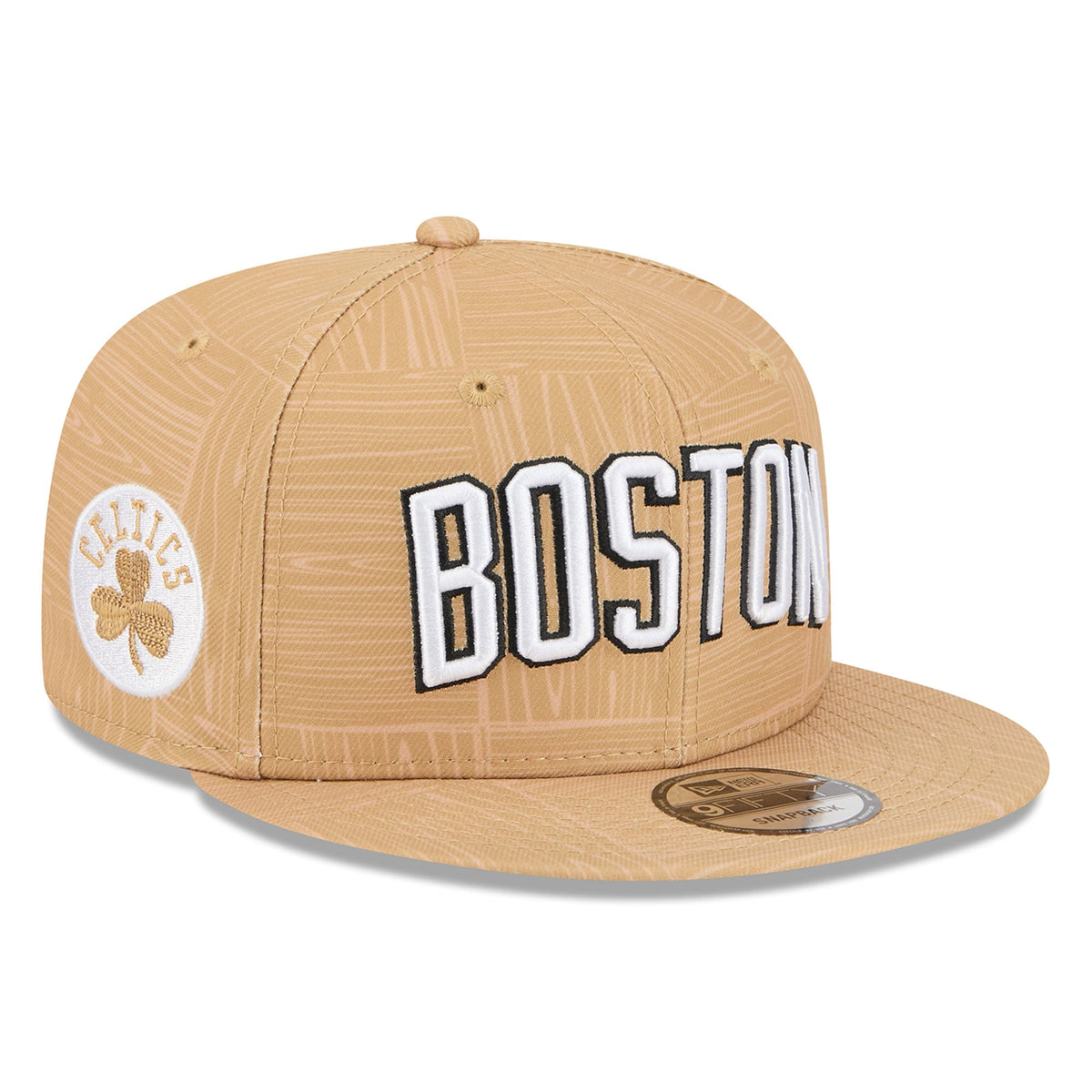 Men's Boston Celtics New Era Gold 2025/26 City Edition Alternate 9FIFTY Snapback Hat