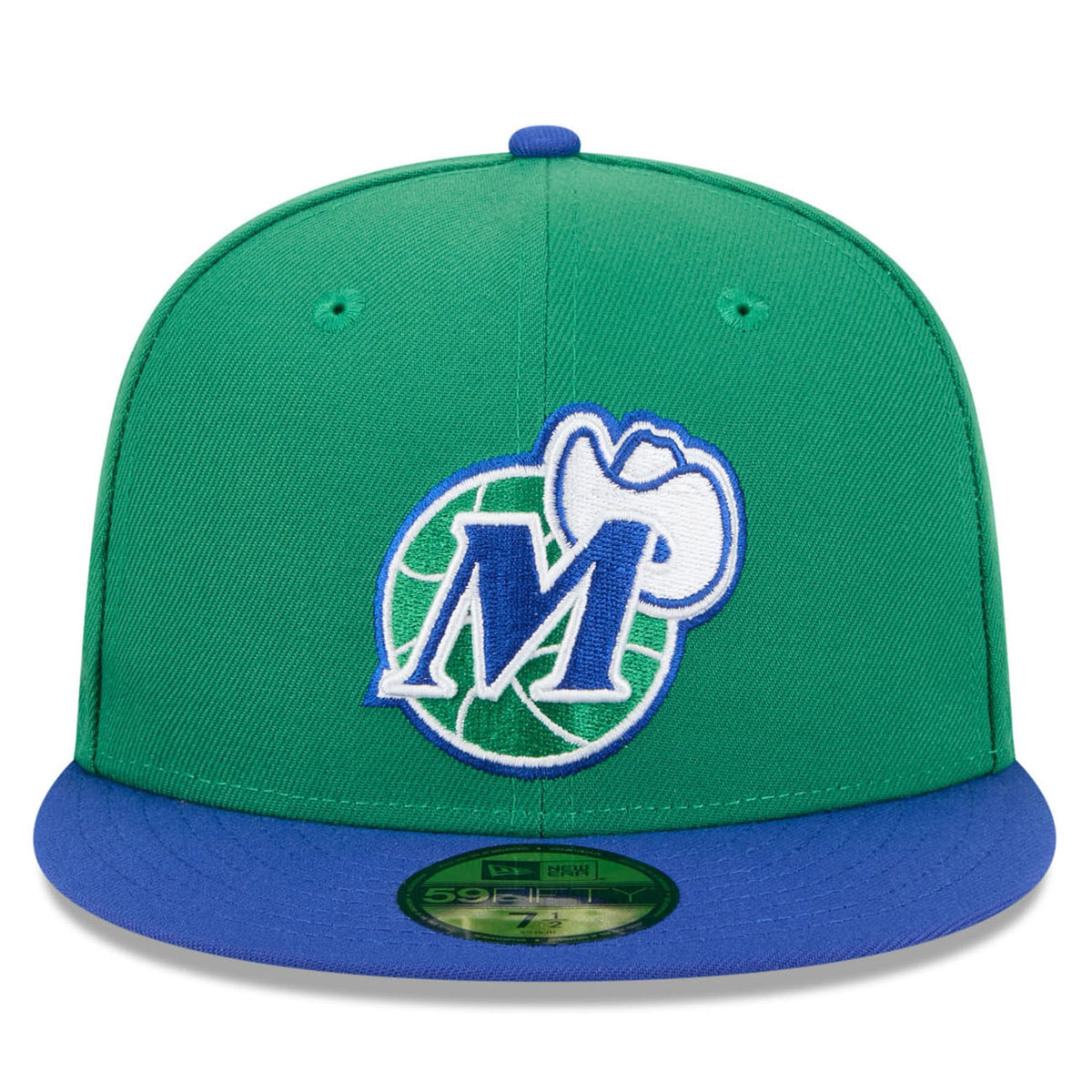 Men's Dallas Mavericks New Era Green/Blue 2025/26 Classic Edition Jersey Hook 59FIFTY Fitted Hat