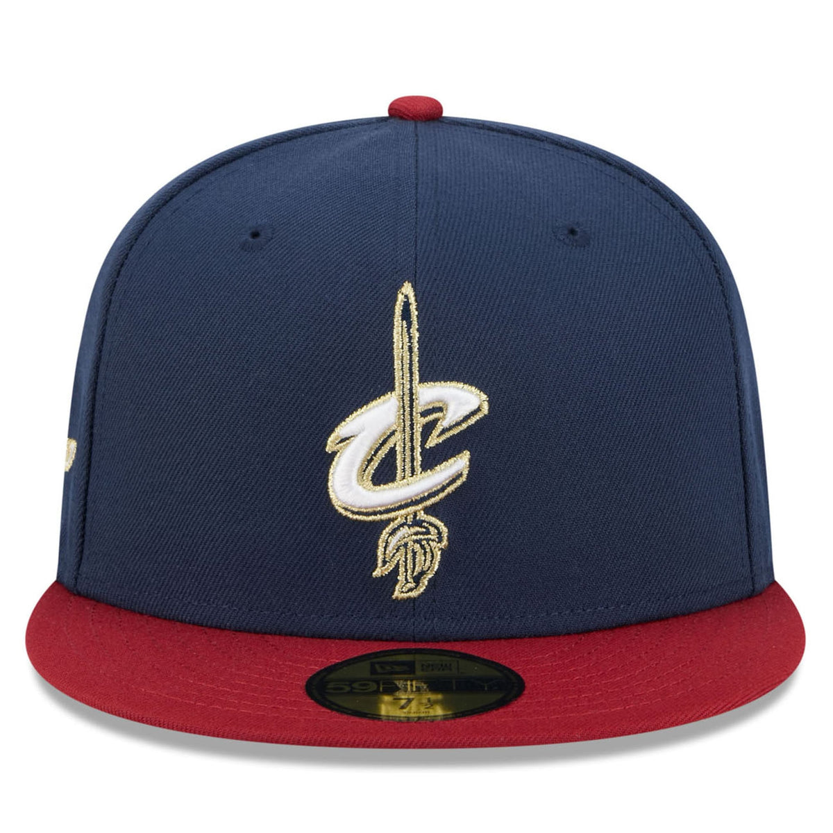 Men's Cleveland Cavaliers New Era Navy/Red 2025/26 Classic Edition Jersey Hook 59FIFTY Fitted Hat