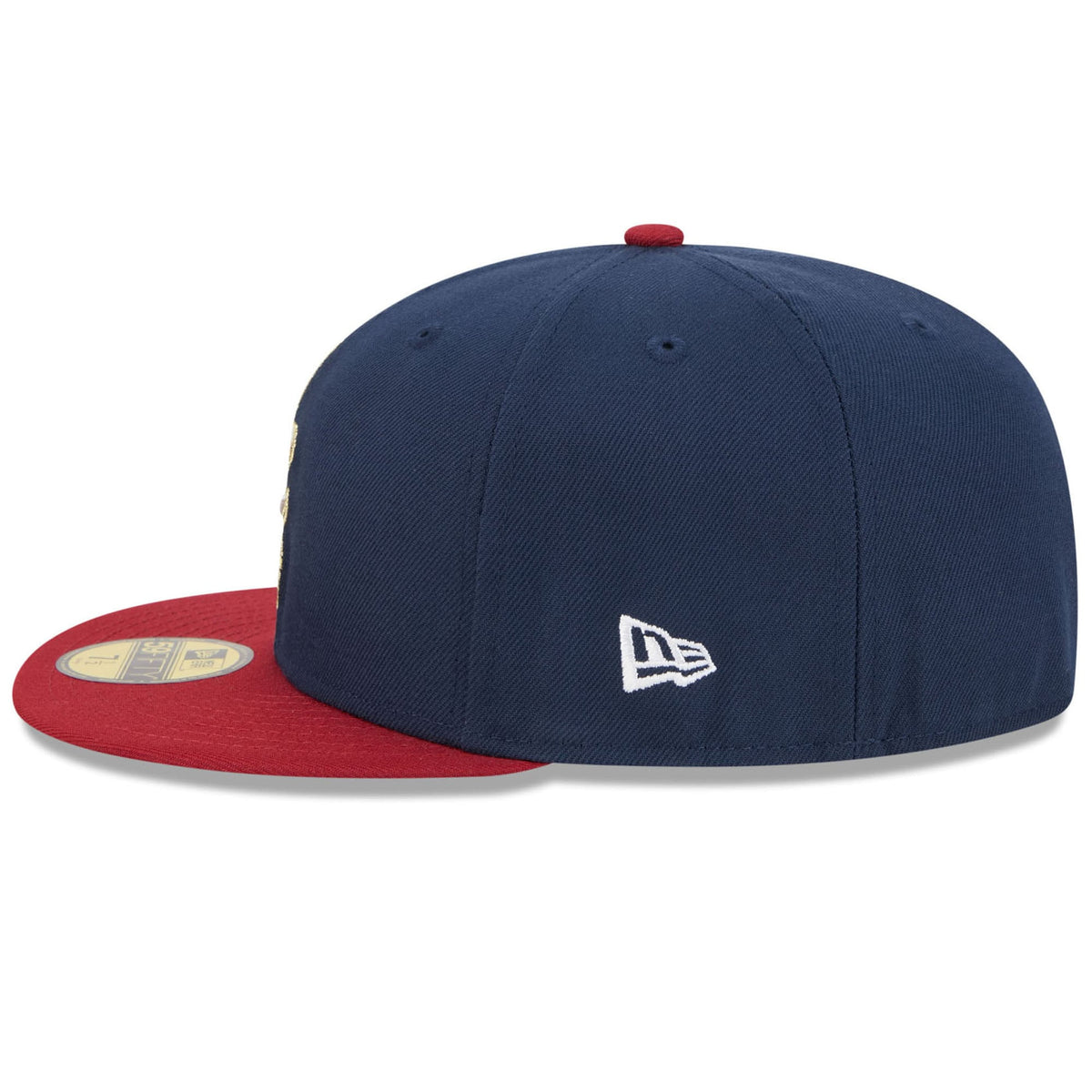 Men's Cleveland Cavaliers New Era Navy/Red 2025/26 Classic Edition Jersey Hook 59FIFTY Fitted Hat