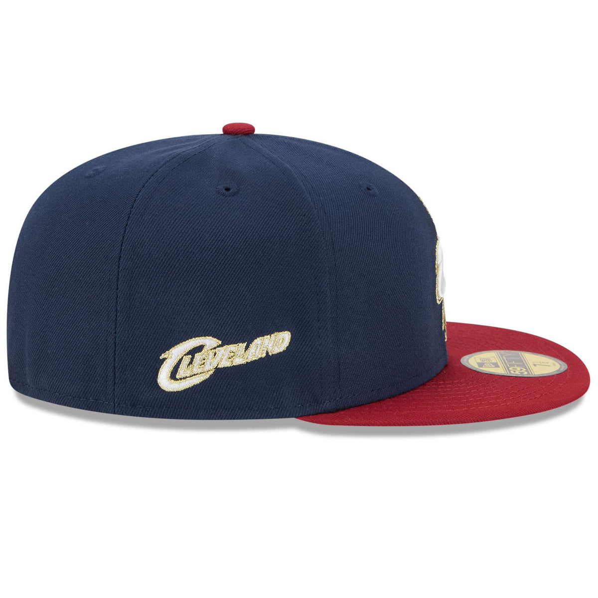 Men's Cleveland Cavaliers New Era Navy/Red 2025/26 Classic Edition Jersey Hook 59FIFTY Fitted Hat