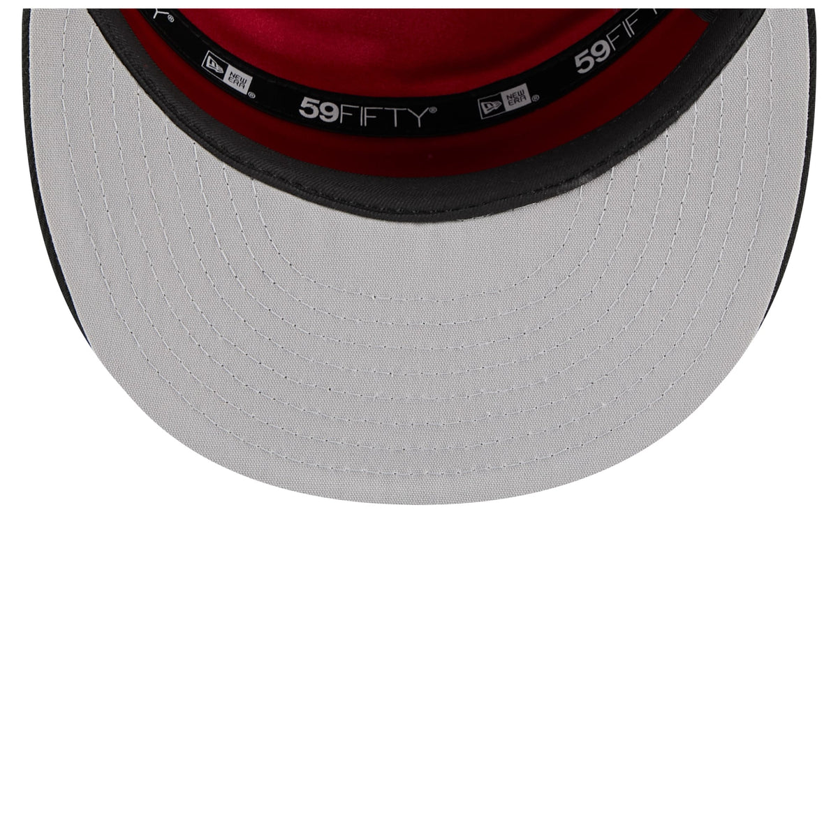Men's Atlanta Hawks  New Era White/Black 2025 NBA Tip Off Split Panel 59FIFTY Fitted Hat
