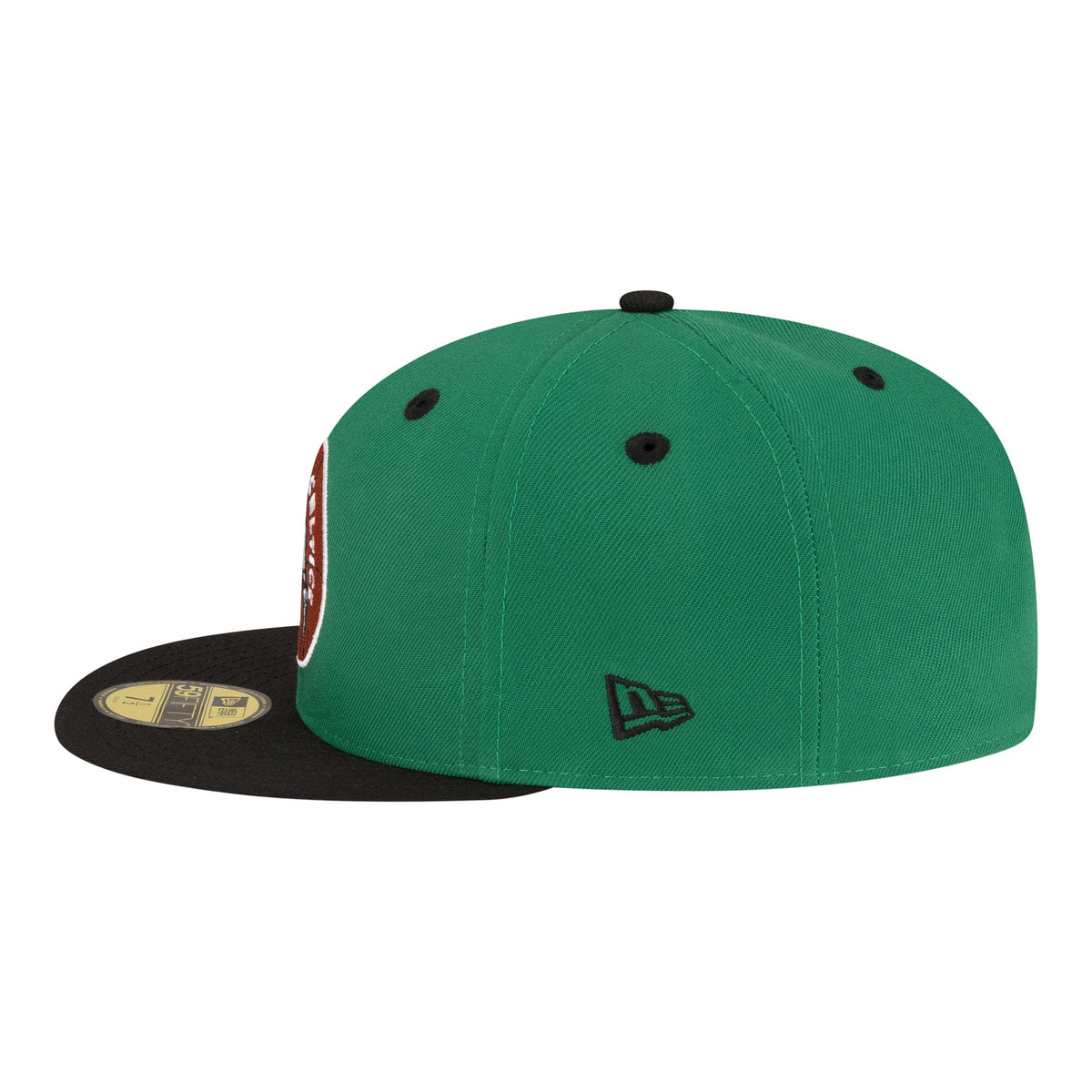 Men's Boston Celtics  New Era Kelly Green/Black 80s Throwback 59FIFTY Fitted Hat