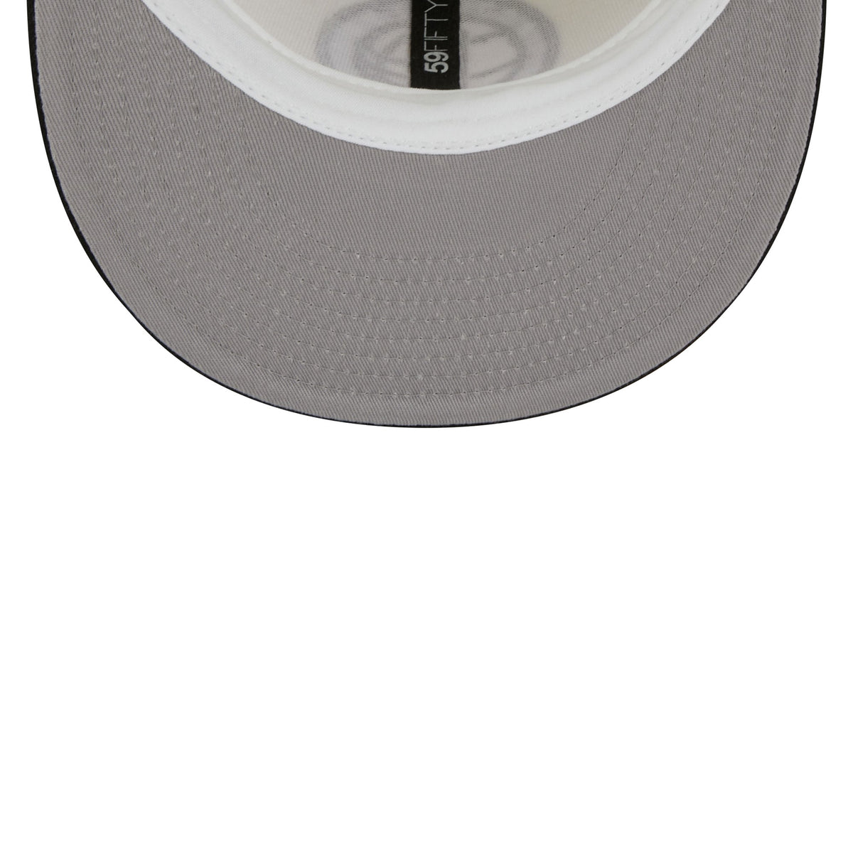 Men's Brooklyn Nets New Era Cream/Black Piping 2-Tone 59FIFTY Fitted Hat