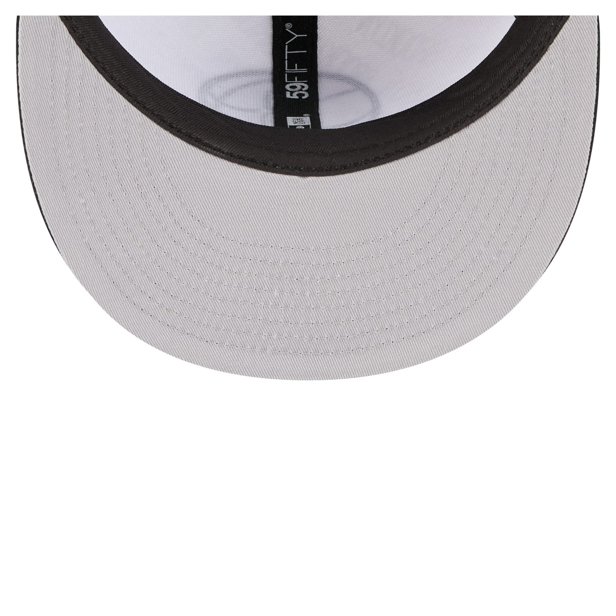 Men's Brooklyn Nets  New Era White/Black Repeat 59Fifty Fitted Hat