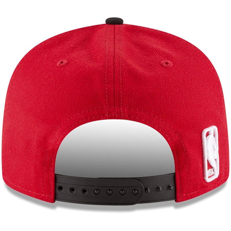 Men's Chicago Bulls New Era Red/Black 2-Tone 9FIFTY Adjustable Snapback Hat