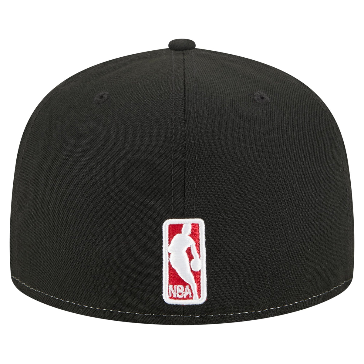 Men's Chicago Bulls  New Era White/Black Repeat 59Fifty Fitted Hat