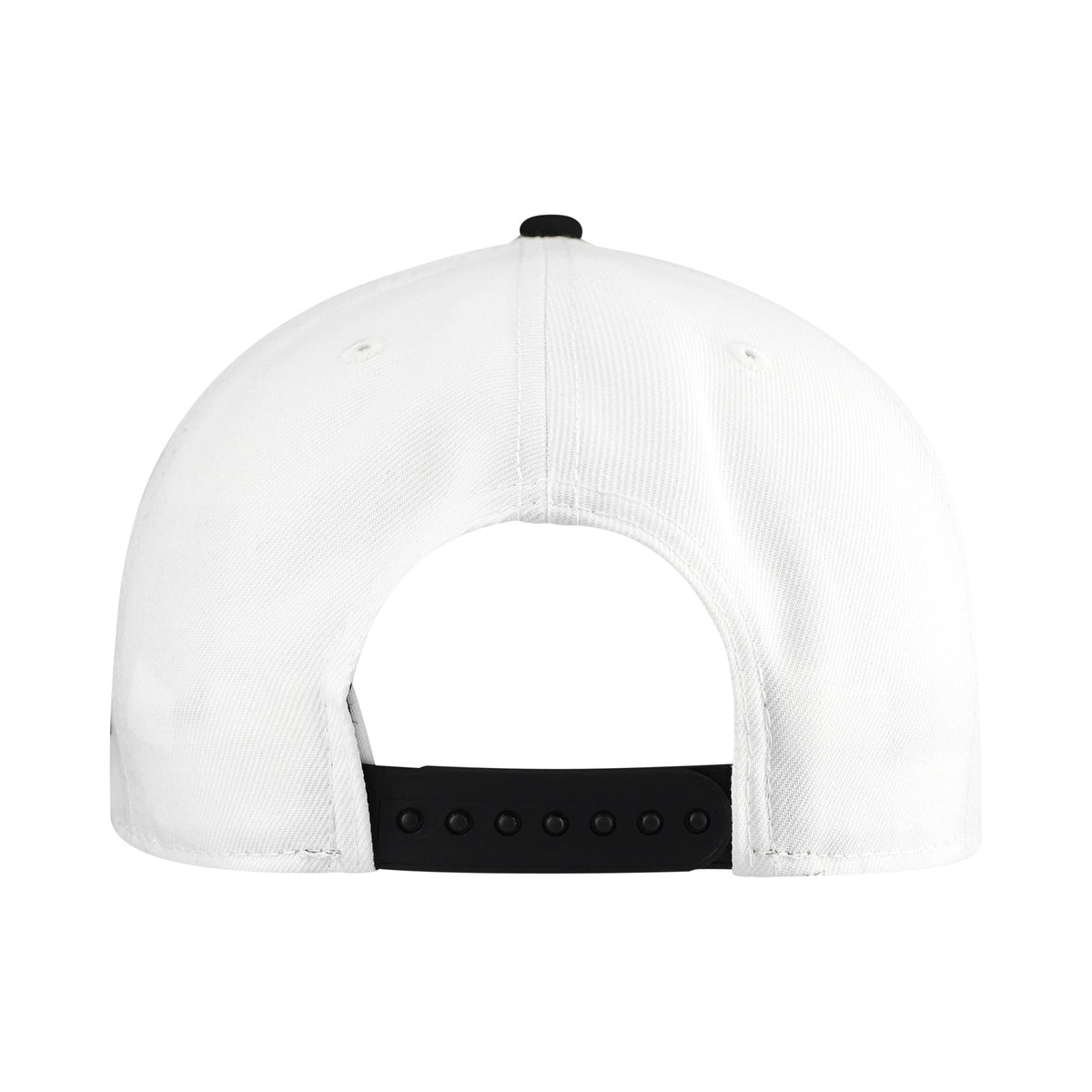 Men's Chicago Bulls New Era White/Black Retro Swoop 9FIFTY Snapback Hat