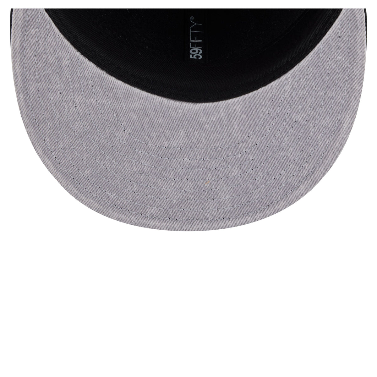 Men's Chicago Bulls New Era Gray/Black Washed 59FIFTY Fitted Hat