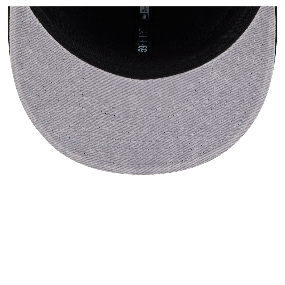Men's Denver Nuggets New Era Gray/Black Washed 59FIFTY Fitted Hat