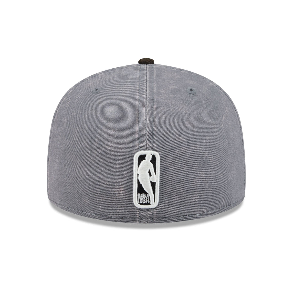 Men's Los Angeles Lakers New Era Gray/Black Washed 59FIFTY Fitted Hat