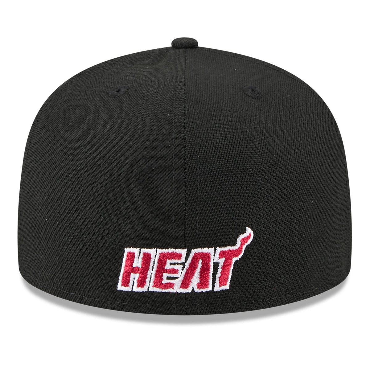 Men's Miami Heat  New Era White/Black 2025 NBA Tip Off Split Panel 59FIFTY Fitted Hat