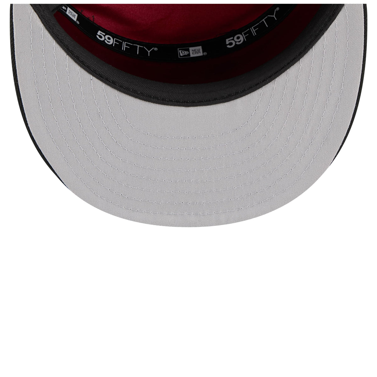 Men's Miami Heat  New Era White/Black 2025 NBA Tip Off Split Panel 59FIFTY Fitted Hat