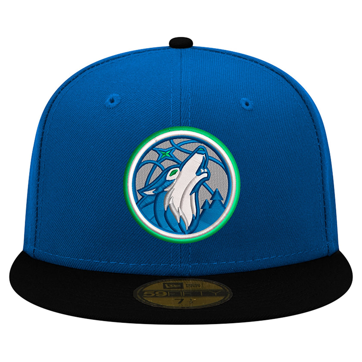 Men's Minnesota Timberwolves New Era Blue/Black 59FIFTY Fitted Hat