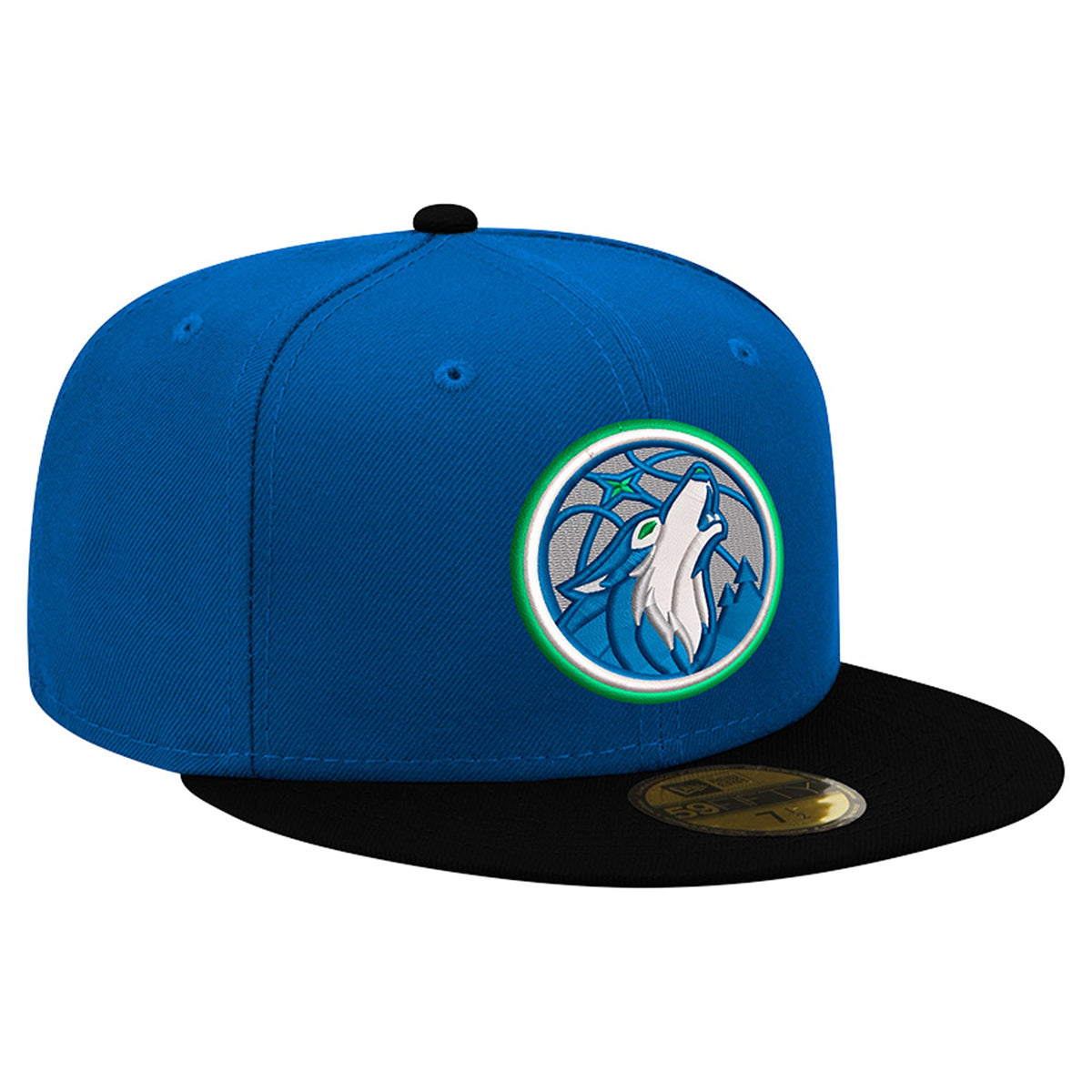 Men's Minnesota Timberwolves New Era Blue/Black 59FIFTY Fitted Hat
