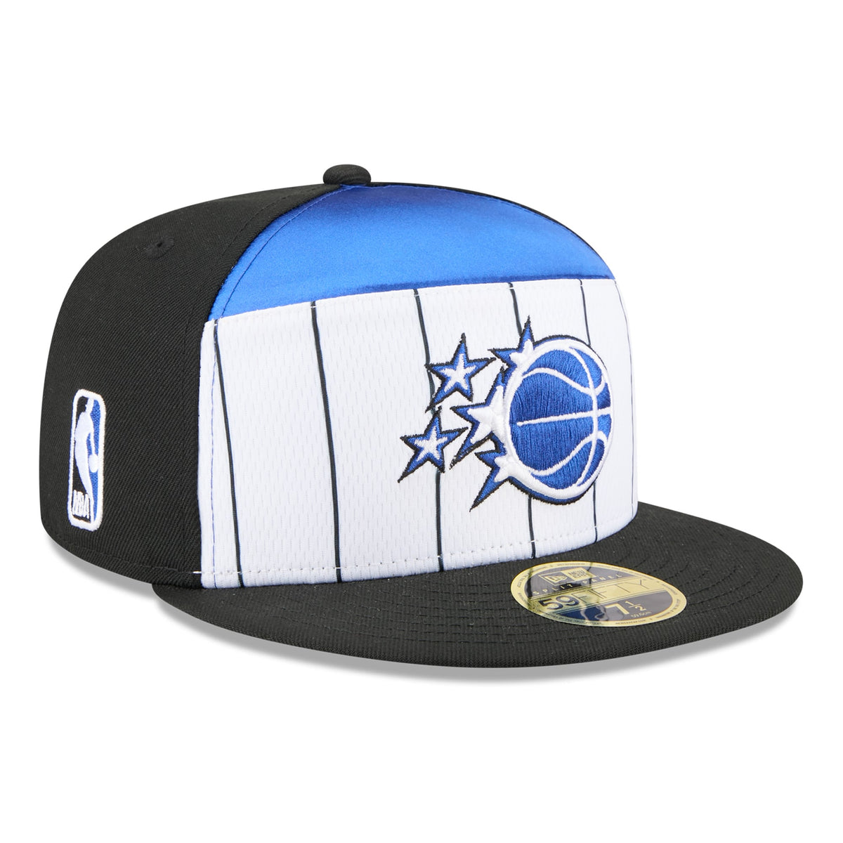 Men's Orlando Magic  New Era White/Black 2025 NBA Tip Off Split Panel 59FIFTY Fitted Hat