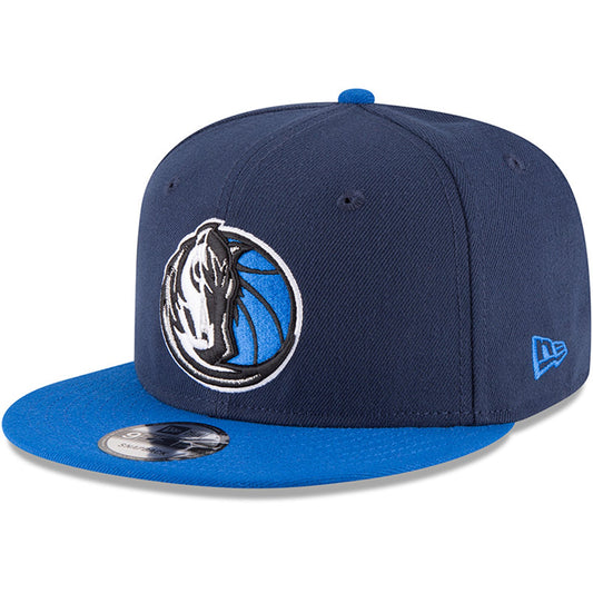 Men's Dallas Mavericks New Era Navy/Blue 2-Tone 9FIFTY Adjustable Snapback Hat