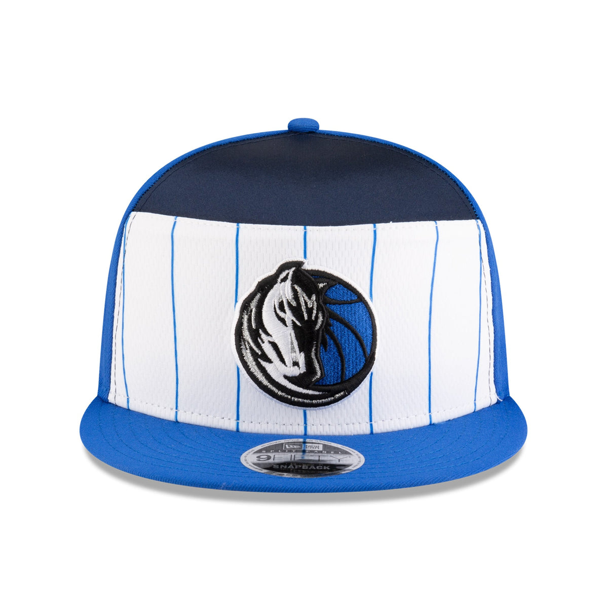 Men's Dallas Mavericks  New Era White/Blue 2025 NBA Tip Off Split Panel 9FIFTY Snapback Hat