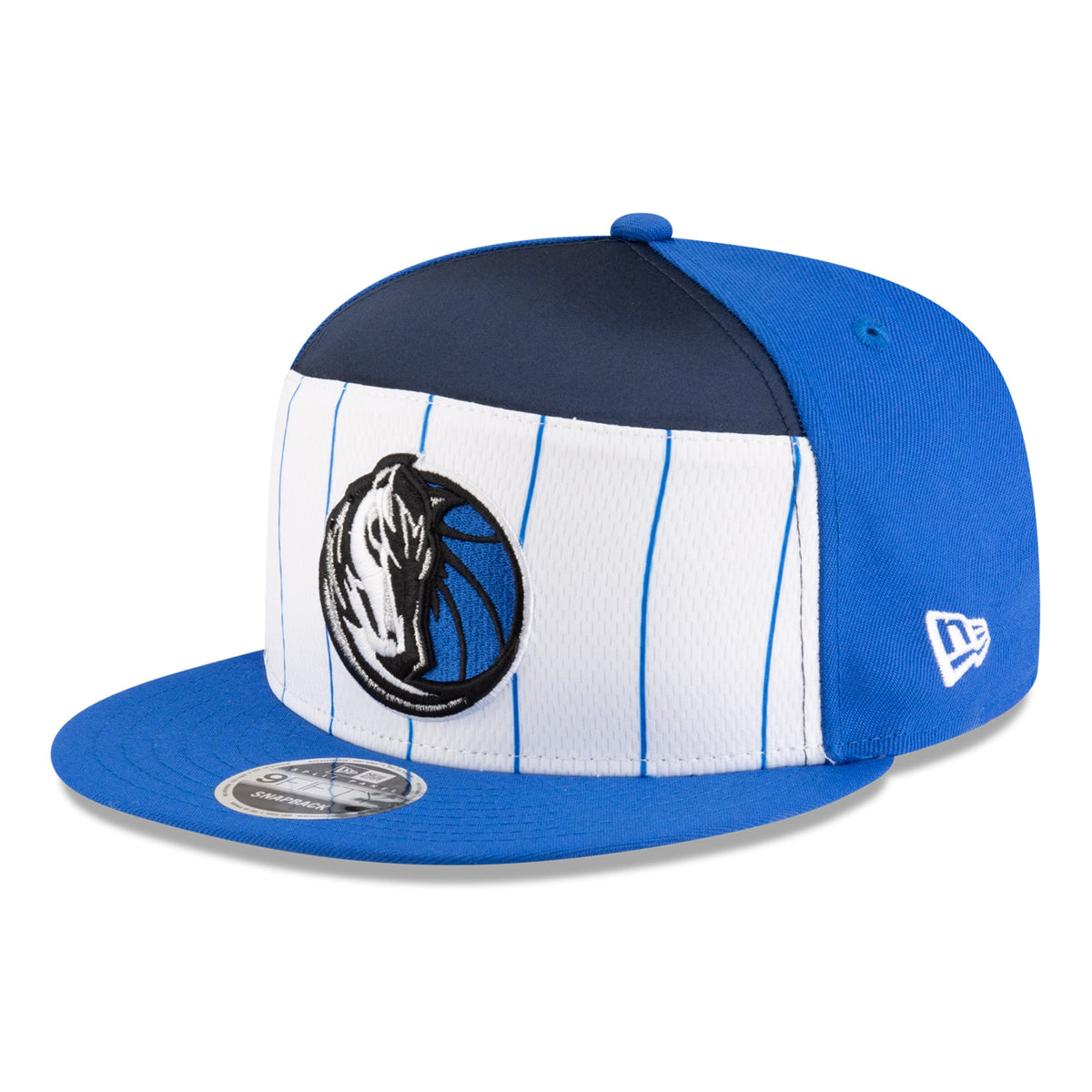Men's Dallas Mavericks  New Era White/Blue 2025 NBA Tip Off Split Panel 9FIFTY Snapback Hat