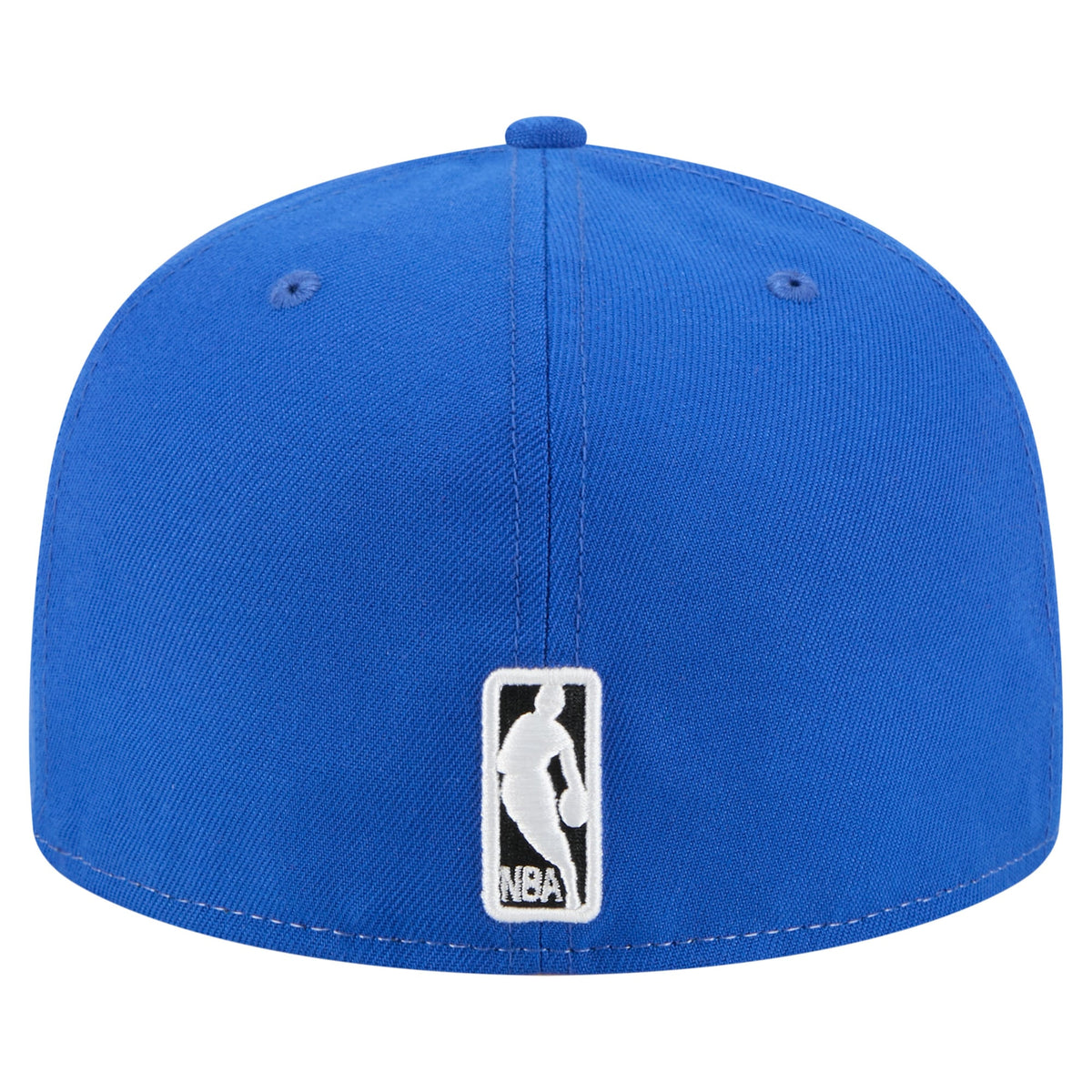 Men's Dallas Mavericks  New Era White/Blue Repeat 59Fifty Fitted Hat