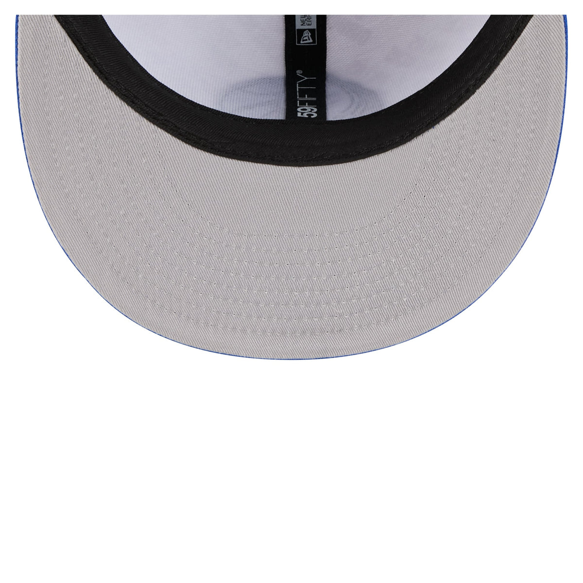 Men's Dallas Mavericks  New Era White/Blue Repeat 59Fifty Fitted Hat