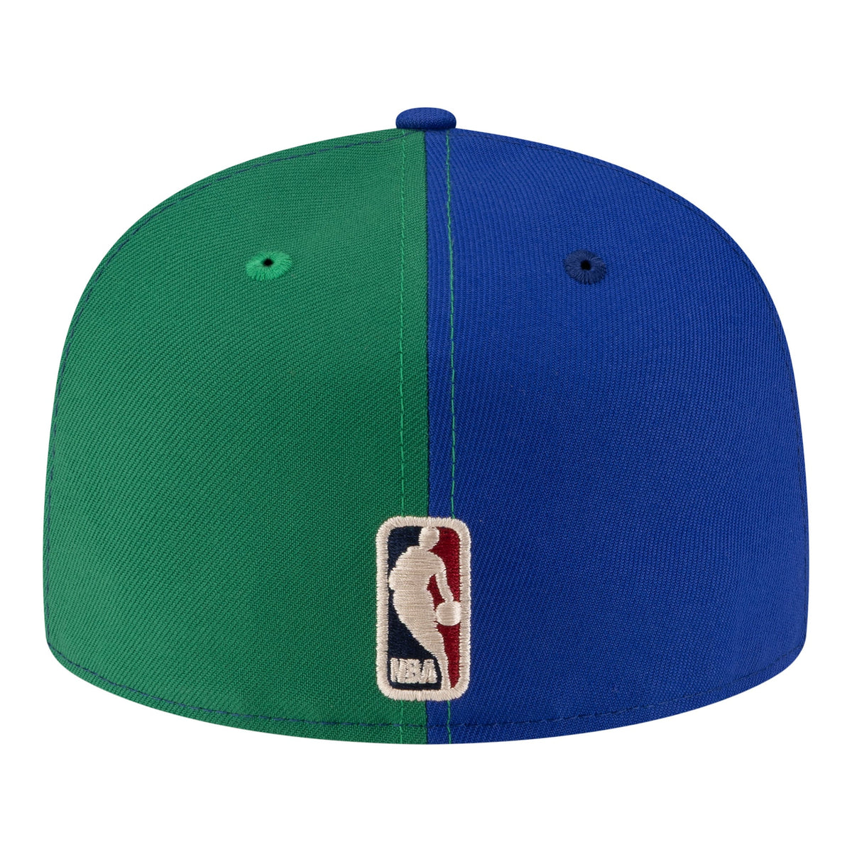 Men's Minnesota Timberwolves  New Era Green/Blue 80s Throwback Pinwheel 59FIFTY Fitted Hat