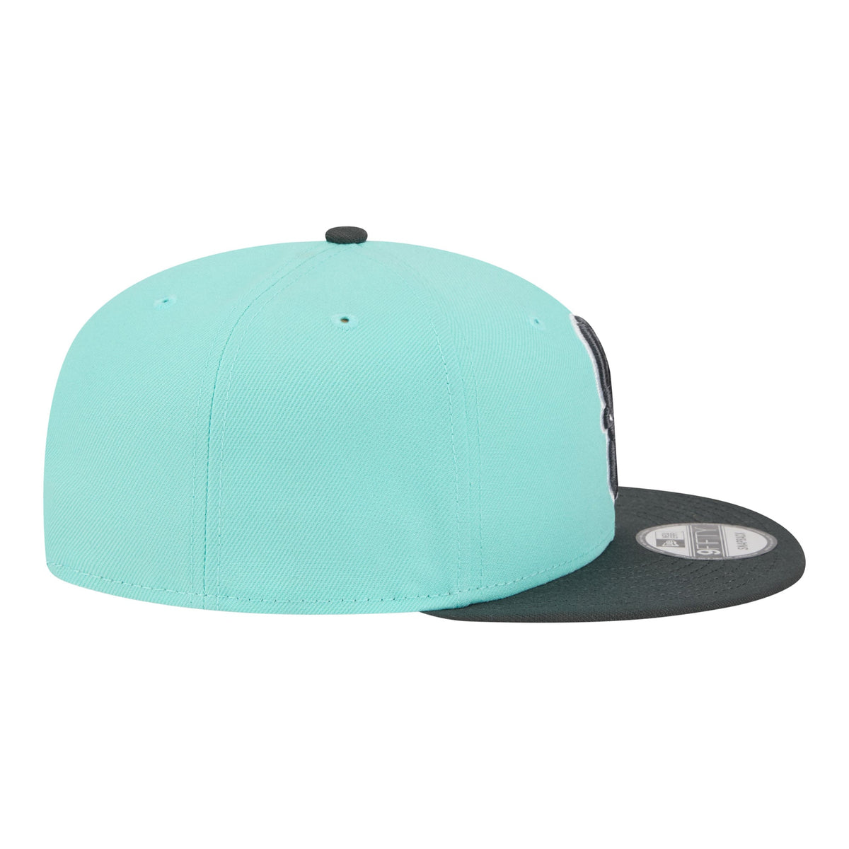 Men's Milwaukee Bucks New Era Turquoise/Charcoal Color Pack Two-Tone 9FIFTY Snapback Hat