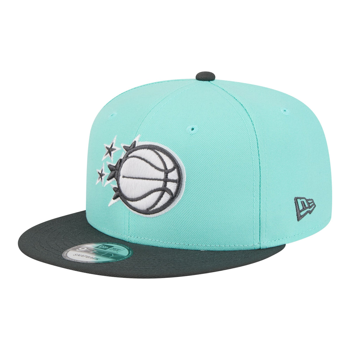 Men's Orlando Magic New Era Turquoise/Charcoal Color Pack Two-Tone 9FIFTY Snapback Hat