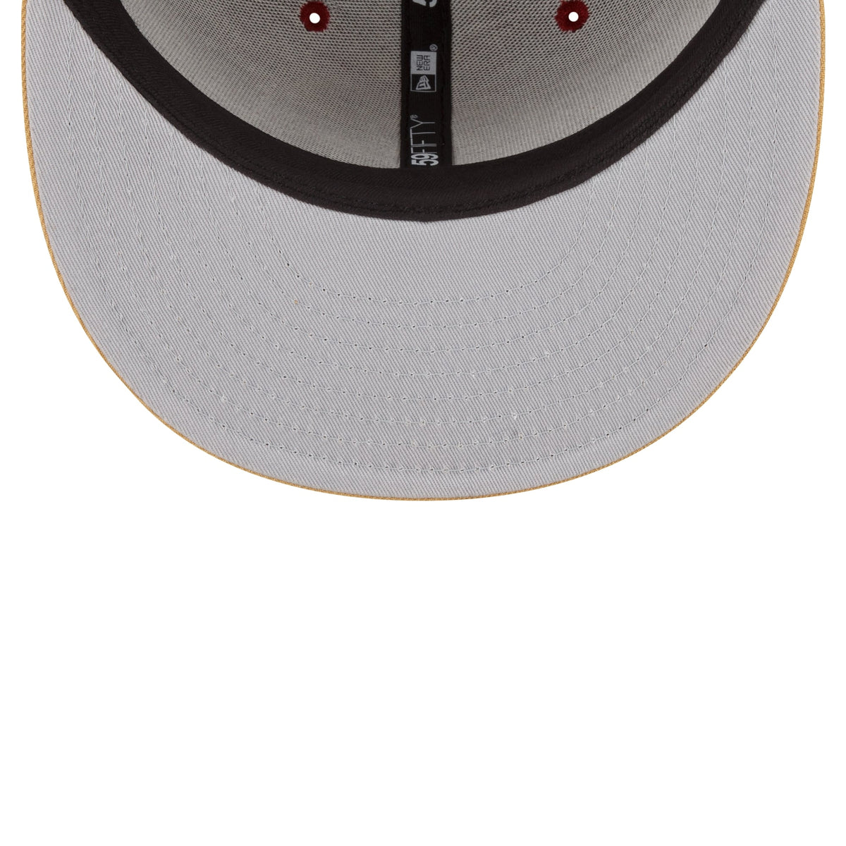 Men's Cleveland Cavaliers New Era Wine/Gold 2-Tone 59FIFTY Fitted Hat