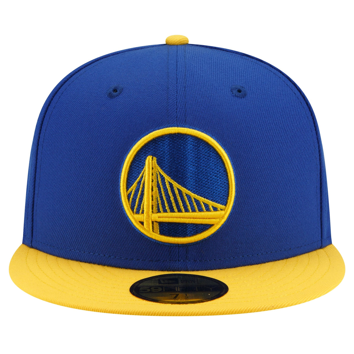 Men's Golden State Warriors New Era Royal/Gold 2-Tone 59FIFTY Fitted Hat
