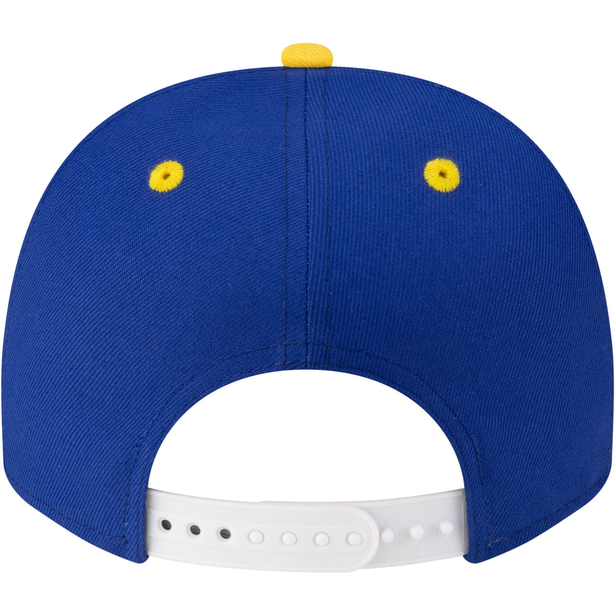 Men's Golden State Warriors  New Era Royal/Gold 80s Throwback A-Frame 9FIFTY Snapback Hat