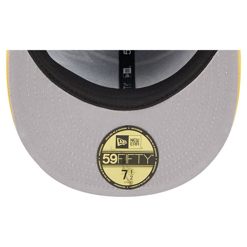 Men's Golden State Warriors New Era Royal/Gold Break 59FIFTY Fitted Hat