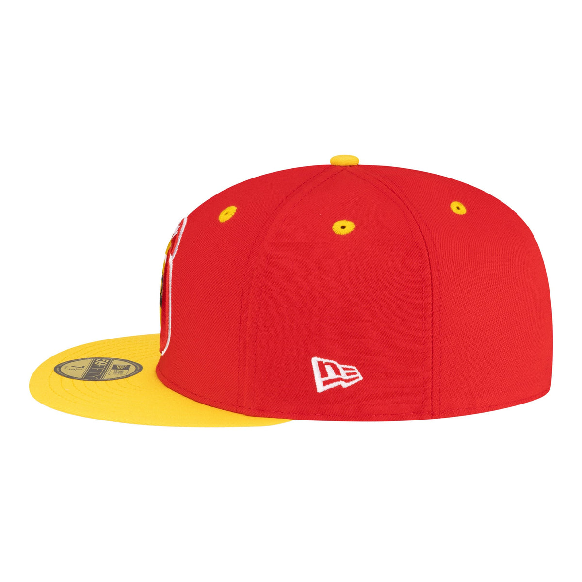 Men's Houston Rockets  New Era Red/Gold 80s Throwback 59FIFTY Fitted Hat