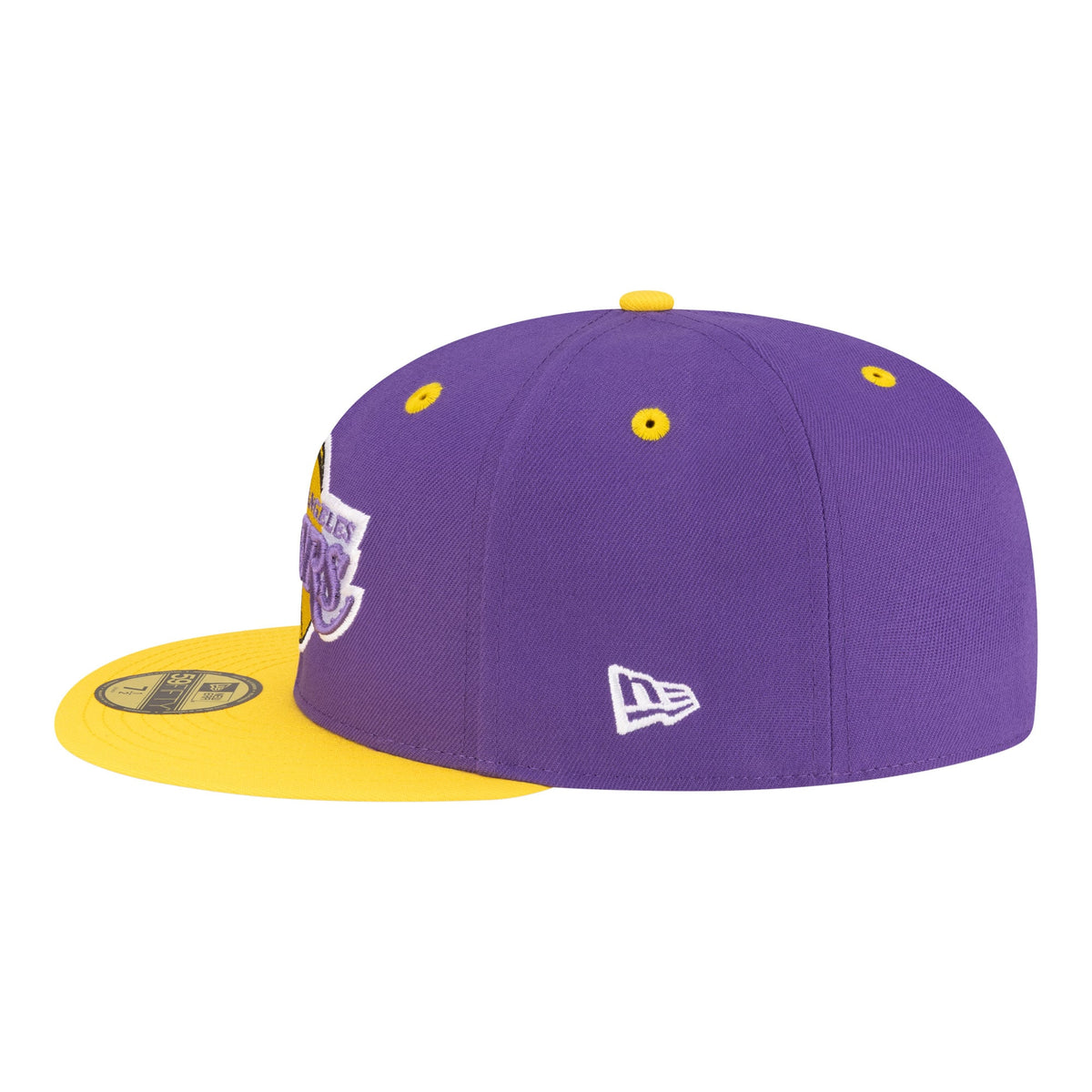 Men's Los Angeles Lakers  New Era Purple/Gold 80s Throwback 59FIFTY Fitted Hat