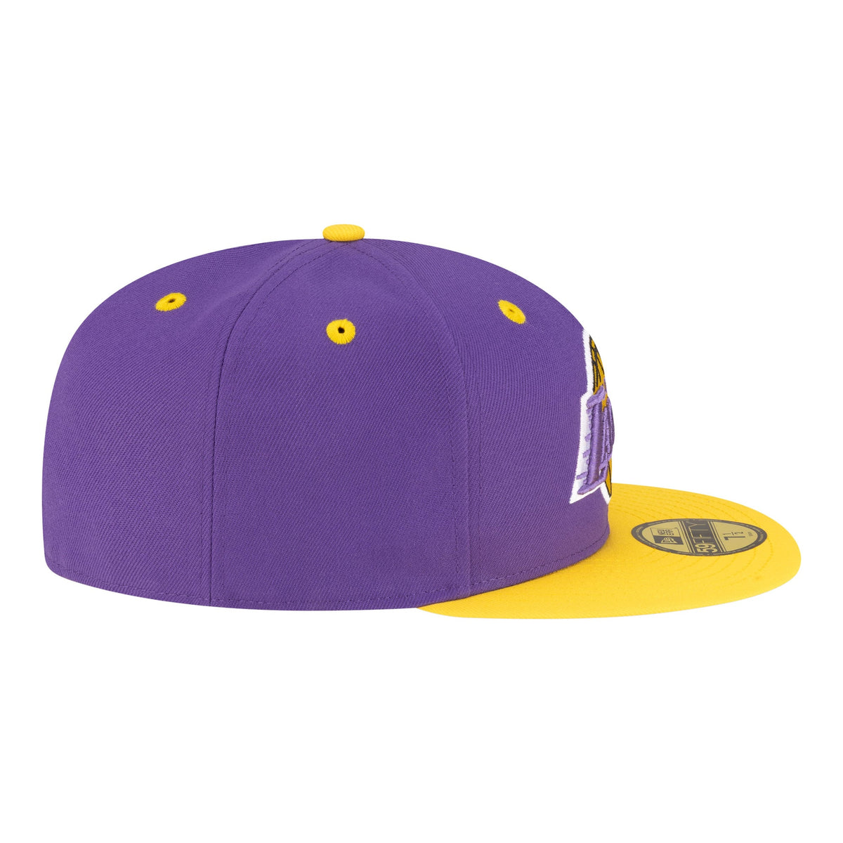 Men's Los Angeles Lakers  New Era Purple/Gold 80s Throwback 59FIFTY Fitted Hat