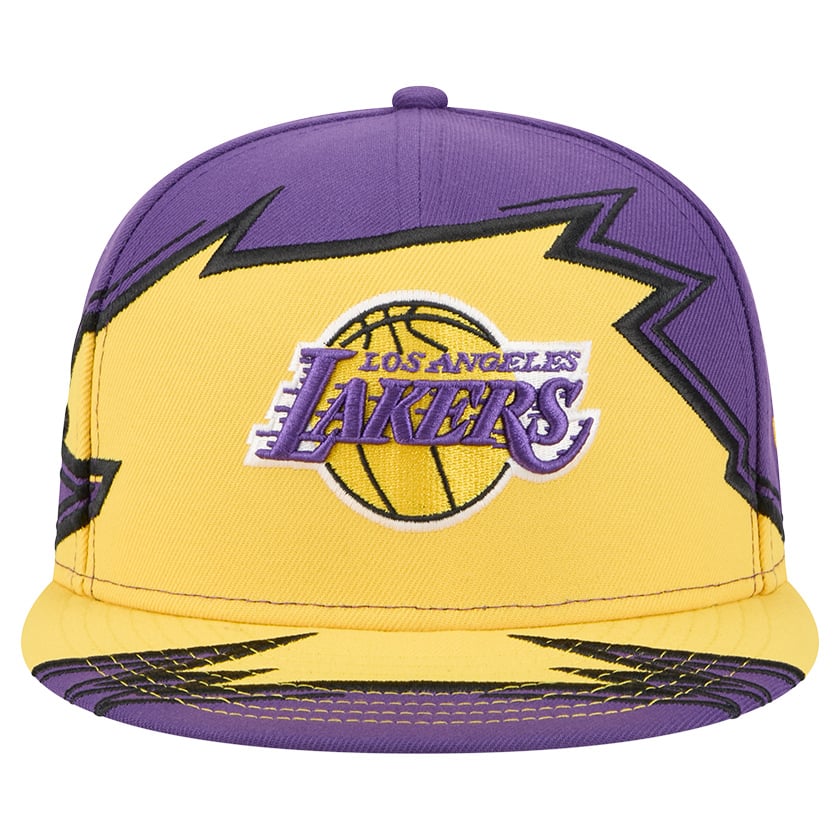 Men's Los Angeles Lakers New Era Purple/Gold Break 59FIFTY Fitted Hat