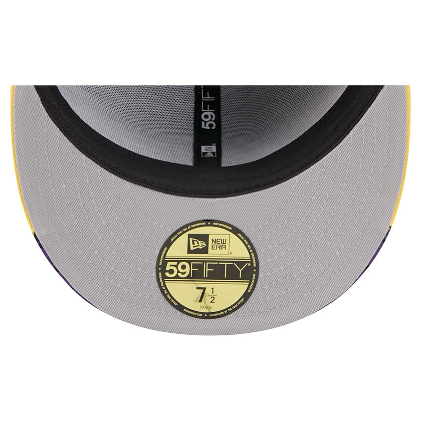 Men's Los Angeles Lakers New Era Purple/Gold Break 59FIFTY Fitted Hat