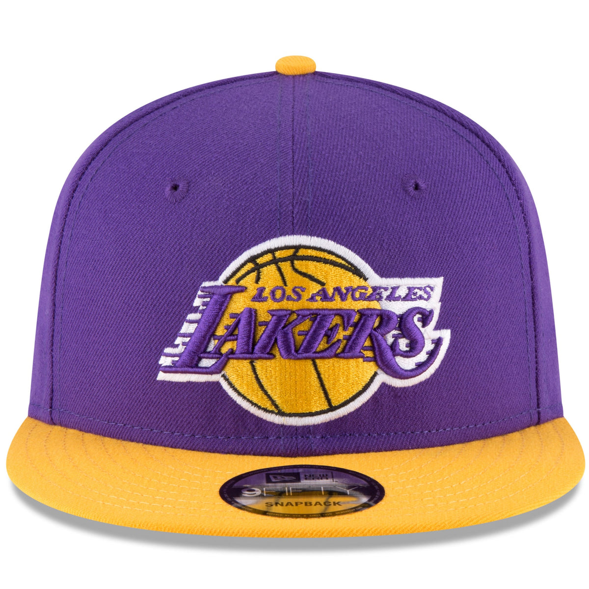 Men's Los Angeles Lakers New Era Purple/Gold Two-Tone 9FIFTY Adjustable Hat