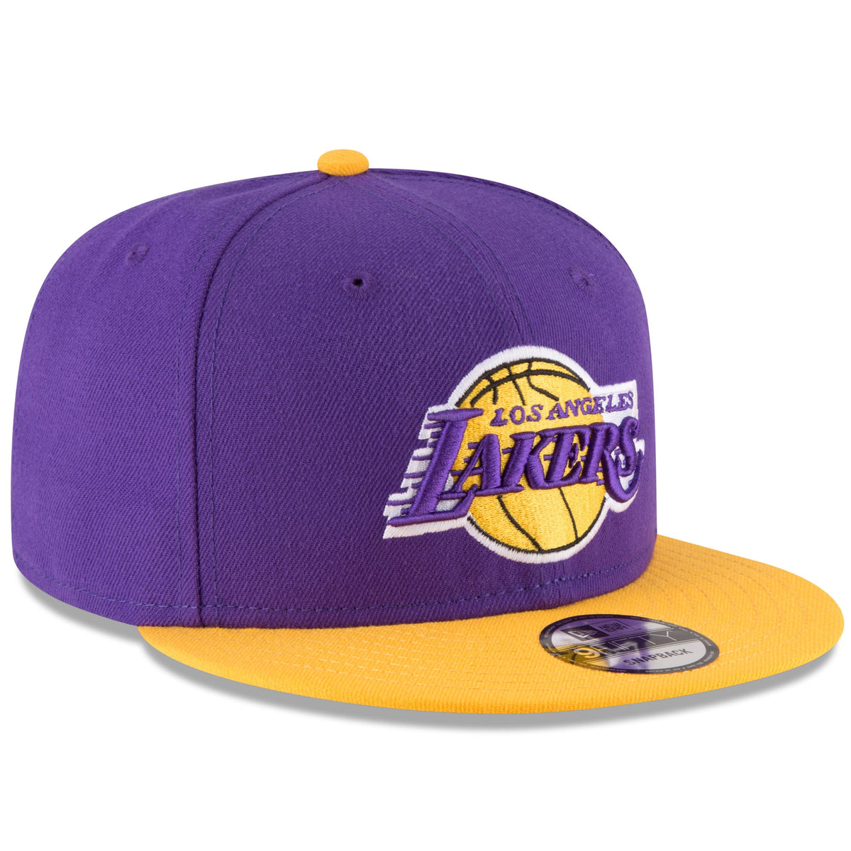 Men's Los Angeles Lakers New Era Purple/Gold Two-Tone 9FIFTY Adjustable Hat