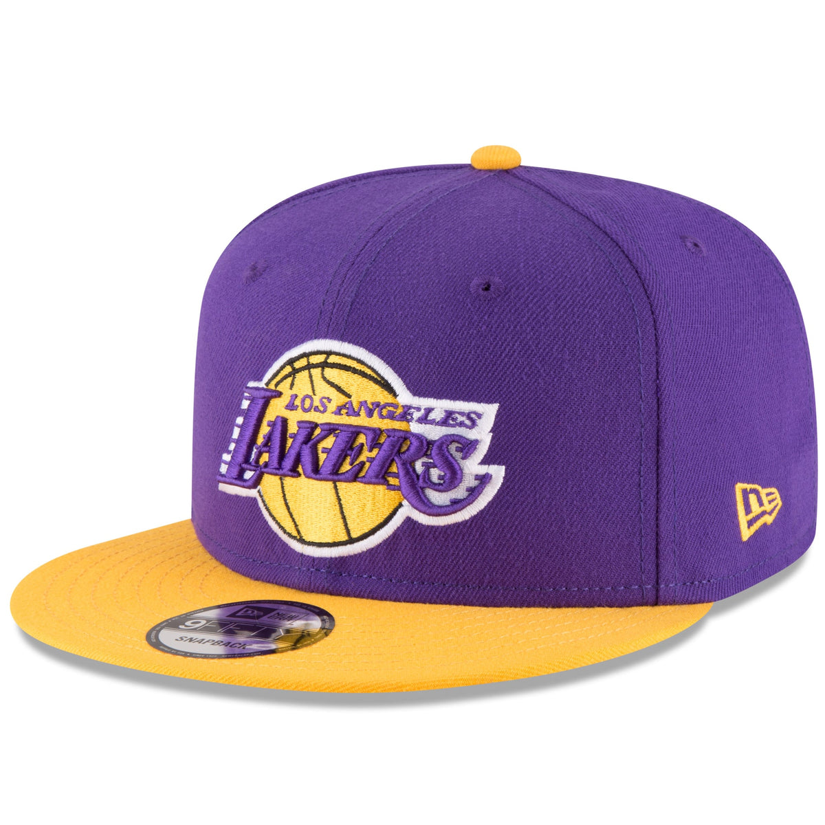 Men's Los Angeles Lakers New Era Purple/Gold Two-Tone 9FIFTY Adjustable Hat