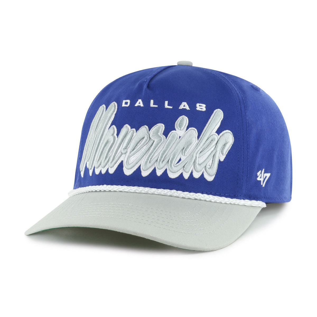 Men's Dallas Mavericks '47 Blue/Gray Dropshadow Rope Hitch Adjustable Hat