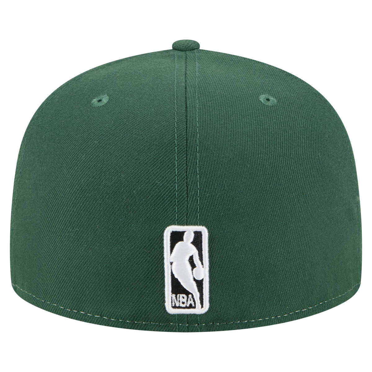 Men's Milwaukee Bucks  New Era White/Hunter Green Repeat 59Fifty Fitted Hat